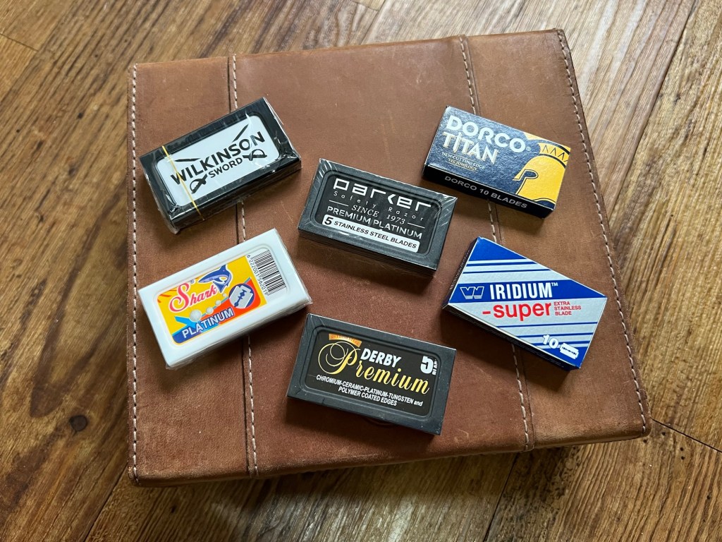 Head Shaving Blade Reviews Part 1: Derby Premium, Wilkinson Sword, Shark&nbsp;Platinum